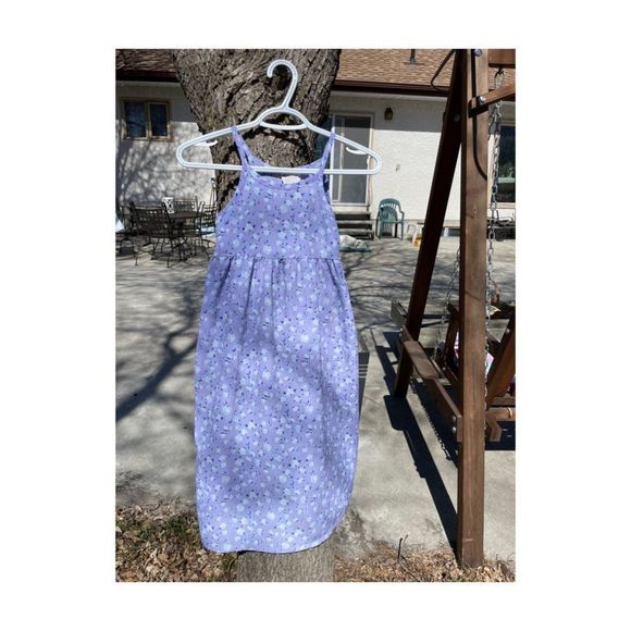 Vtg | 90s Pink Soda Floral Maxi Summer Dress Spaghetti Straps Empire Waist Sz 7 - Picture 6 of 8